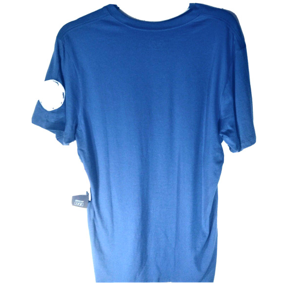 NBA 76ers Retro T-Shirt Small 70's Style Philadelphia Logo Blue Embroidered NWT - Picture 3 of 5